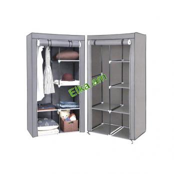Шкаф тканевый складной для хранения одежды (105x45x175см)