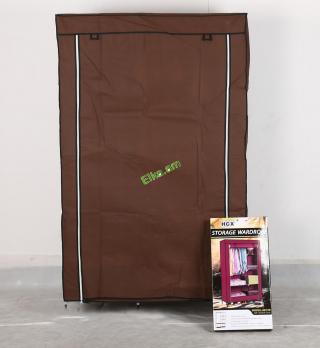 Шкаф тканевый складной для хранения одежды (105x45x175см)