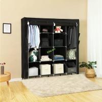 Шкаф тканевый складной для хранения одежды (170x45x170см)